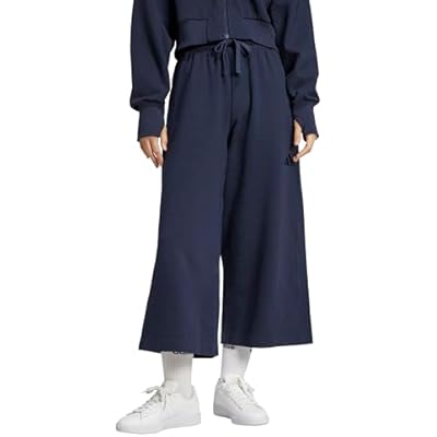 adidas Women's All Szn Ribbed 7/8 Length Wide Leg Pants